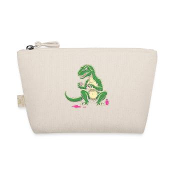 Dino Nail Polish Chaos - Organic Pouch - nature - Front