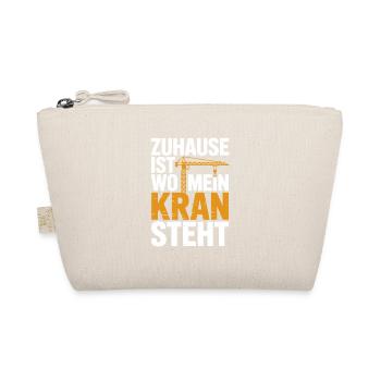 Lustiger Spruch Für Kranführer Und Bauarbeiter - Bio-Täschchen - Natur - Vorne