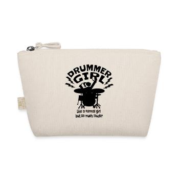 Drummer_Girl_Neu_2 - Bio-Täschchen - Natur - Vorne