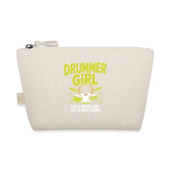 Drummer_Girl_Neu_6 - Bio-Täschchen - Natur - Vorne