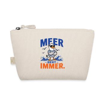 Möwe Meer Geht Immer Shirt - Bio-Täschchen - Natur - Vorne