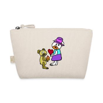Teddy Ours d’anniversaire des enfants pour la fête des mères - Trousse biologique - nature - Devant