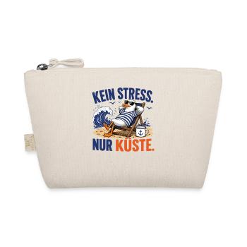 Möwe Kein Stress Nur Küste Shirt - Bio-Täschchen - Natur - Vorne