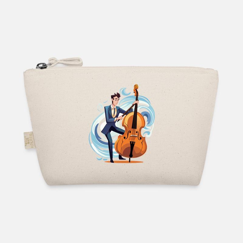 Küstenjazz Cello im Sturm Bio-Täschchen