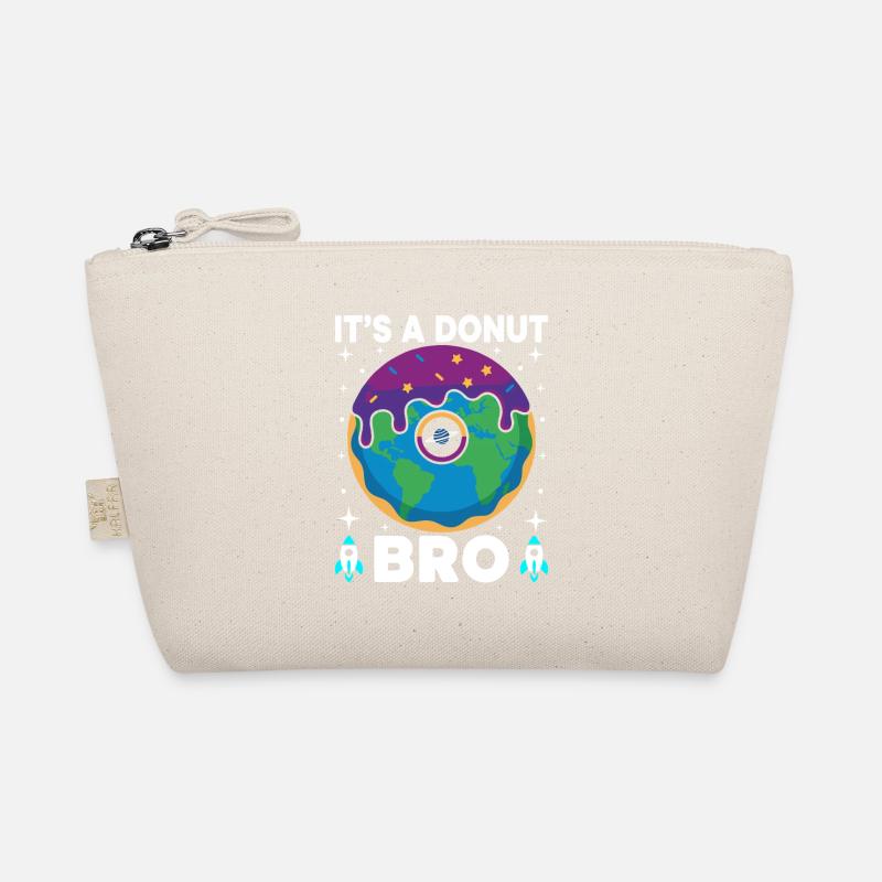 Donut Erde Bro Flacherde Flatearth Schwurbel Bio-Täschchen