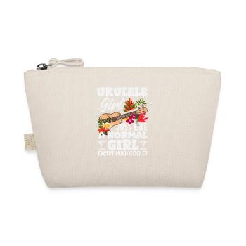 Ne sous-estimez jamais une fille avec un ukulélé Hawaii - Trousse biologique - nature - Devant