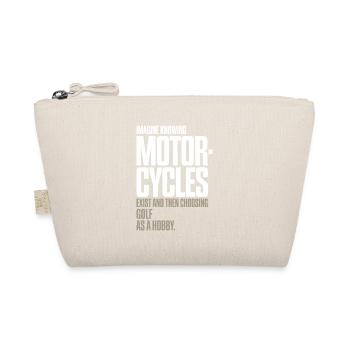 Motorcycles Exist Chopper Motorrad Fahrer Biker - Bio-Täschchen - Natur - Vorne