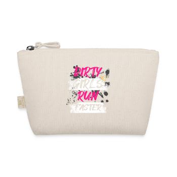 Dirty girls run faster Schlammlauf Mud Run - Organic Pouch - nature - Front
