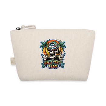 Malle Party Team Skeleton - Organic Pouch - nature - Front