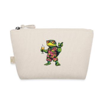 Turtle Comic Summer - Organic Pouch - nature - Front