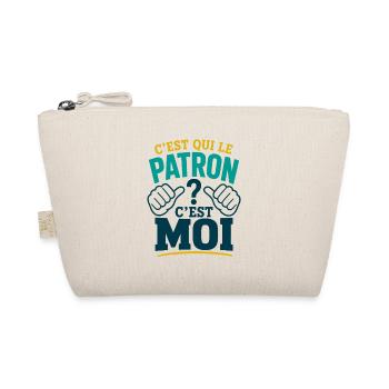 Patron Cadeau humour personnalisé - Trousse biologique - nature - Devant