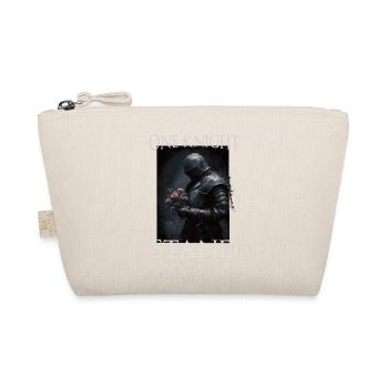 Knight Buhurt Warrior Motif Bouhourt Hobby Buhurt - Organic Pouch - nature - Front