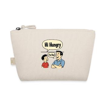 Hi Hungry I'm Dad, Classic Dad Joke Father's Day - Bio-Täschchen - Natur - Vorne