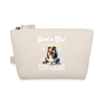 Long-haired Collie Girl - Organic Pouch - nature - Front
