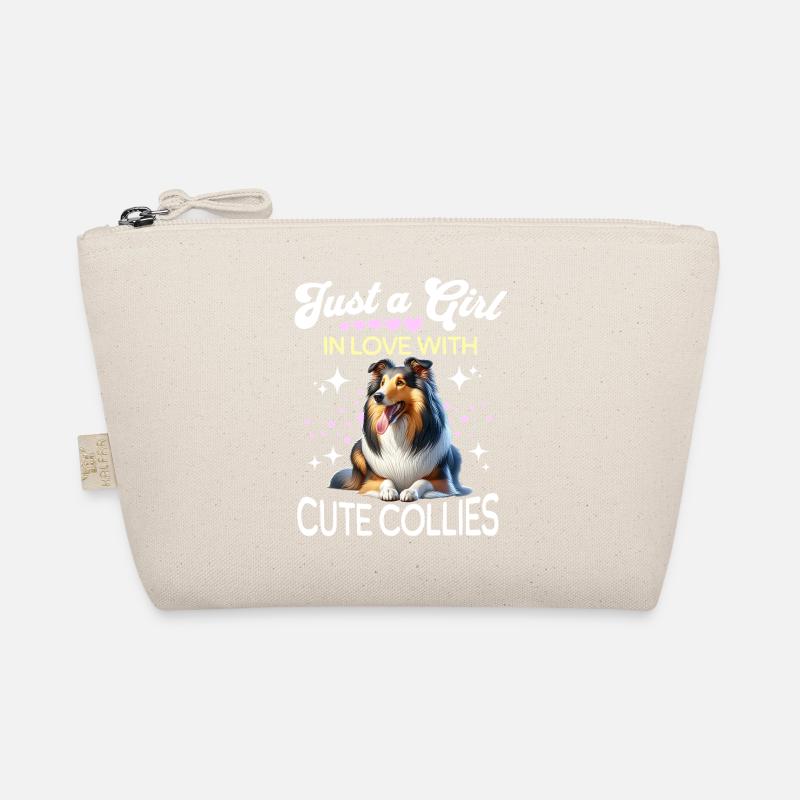 Langhaar Collie Mädchen Bio-Täschchen