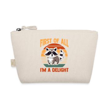 Raccoon Avant Tout Je Suis Un Plaisir Panda Poubelle - Trousse biologique - nature - Devant