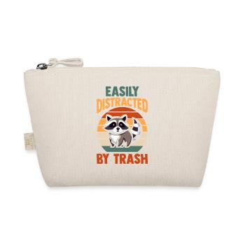 Trash Panda Raccoon - Organic Pouch - nature - Front