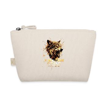 Dicton motivant du chef de loup Alpha - Trousse biologique - nature - Devant