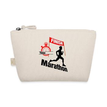Marathon-Läuferzeit – Zielrekord - Bio-Täschchen - Natur - Vorne