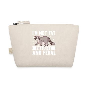 Trash Panda Raccoon - Organic Pouch - nature - Front