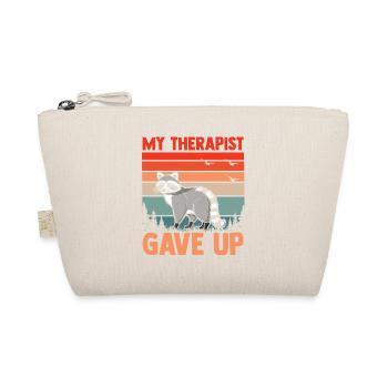 Trash Panda Raccoon - Organic Pouch - nature - Front