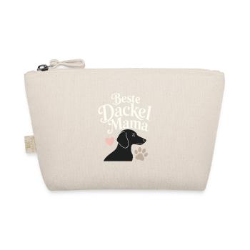 Beste Dackel Mama Dachshund Mom Gift for Dog Lover - Bio-Täschchen - Natur - Vorne
