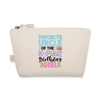 Favorite Uncle of The K-Pop Birthday Girl - Organic Pouch - nature - Front
