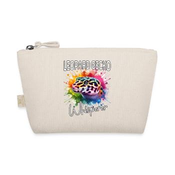 Leopard Gecko Whisperer - Organic Pouch - nature - Front