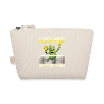 Pickleball à la crème de serveur souple - Trousse biologique - nature - Devant
