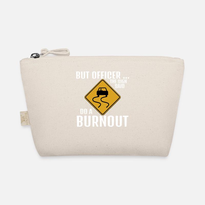 Le panneau disait de faire une course de drift drôle de burnout Trousse biologique