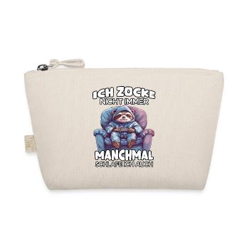 Gamer T Cozy Gaming Outfit Relax Zocken Süßes Game - Bio-Täschchen - Natur - Vorne