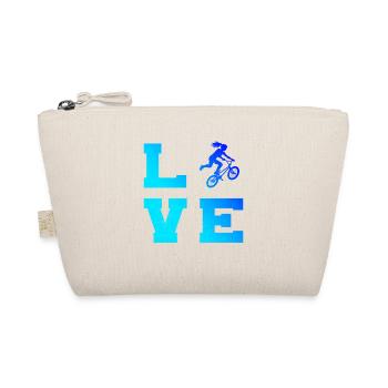 Dirt Jump Gift Idea for a Freestyle Rider - Organic Pouch - nature - Front