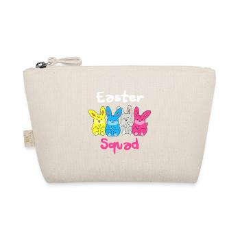 Easter Squad Bunnies - Organic Pouch - nature - Front