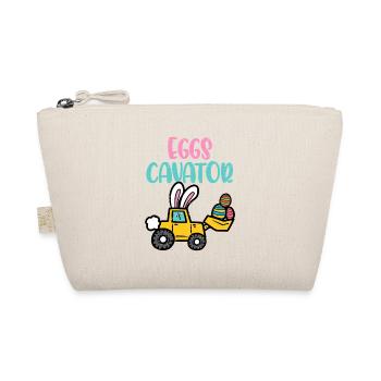 Eggs Cavator Easter Truck - Organic Pouch - nature - Front