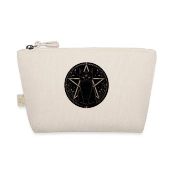 Night cat in pentagram - Organic Pouch - nature - Front