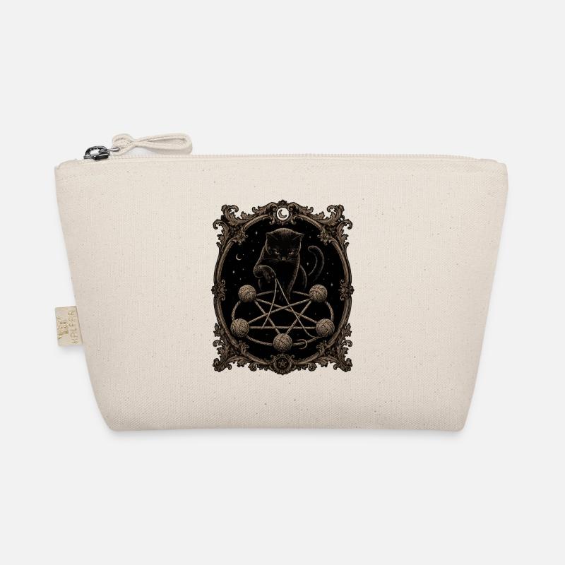 Pentagramme en étoile de chat dans un cadre baroque Trousse biologique