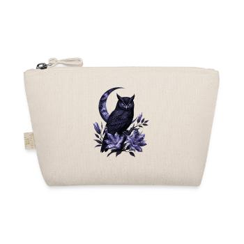Night Bird Amethyst Flowers - Organic Pouch - nature - Front
