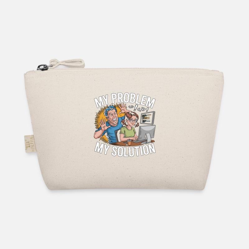 Game Developer My Problem My Pictogram Mom Dad Organic Pouch