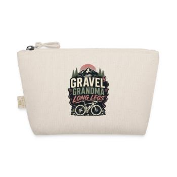 Gravel Grandma Fahrrad Oma Rennrad Mountainbike - Bio-Täschchen - Natur - Vorne