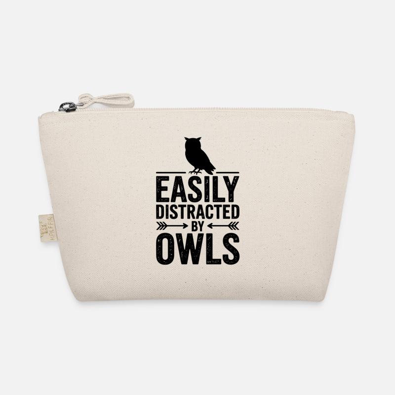 Eulen Sprüche Eule Lustiges Eulen Geschenk Bio-Täschchen