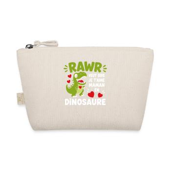Dinosaure d'amour pour Maman - Trousse biologique - nature - Devant