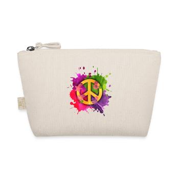 Signe de paix Hippie Splash – Flower Power - Trousse biologique - nature - Devant