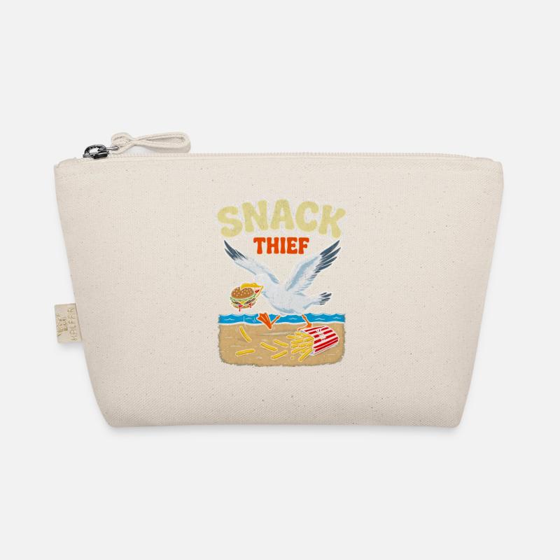 Voleur de snacks rétro Mouette Ocean Beach Trousse biologique