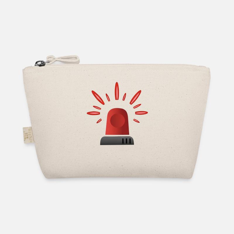 Red Siren Warning Light Organic Pouch