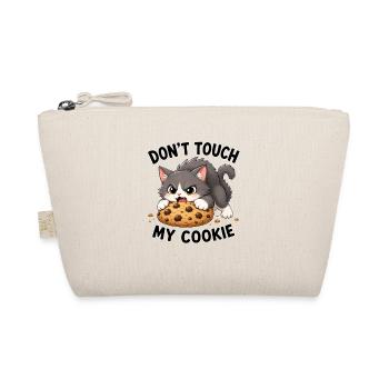 Chat mignon dessin animé Cookie Snacking Dicton - Trousse biologique - nature - Devant
