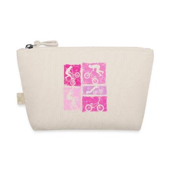 Cascades de BMX à vélo dans un style rétro pour femmes et filles - Trousse biologique - nature - Devant