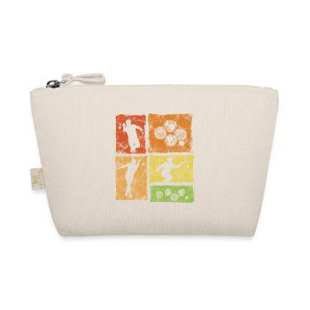 Joueur de bocce et de pétanque Style graphique vintage - Trousse biologique - nature - Devant