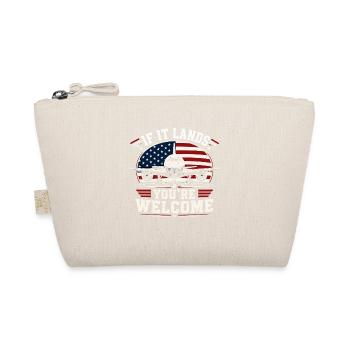 Aviation Technician Aircraft Maintenance - Organic Pouch - nature - Front