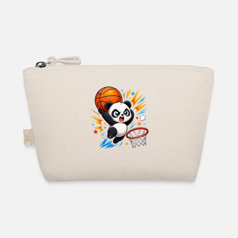 Powerful Panda Slam Dunk Organic Pouch
