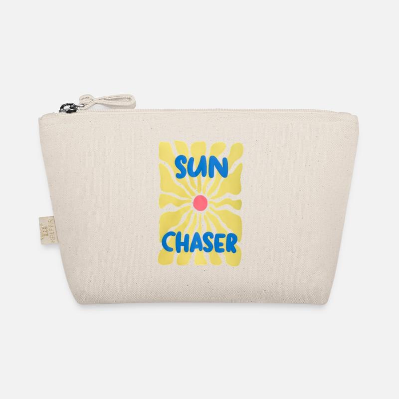 Sun Chaser – Design Rétro Fleur de Soleil Bio-Täschchen